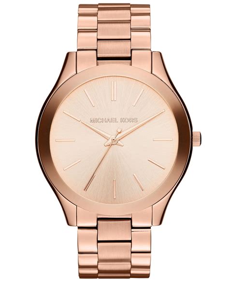 cheap michael kors rose gold watch